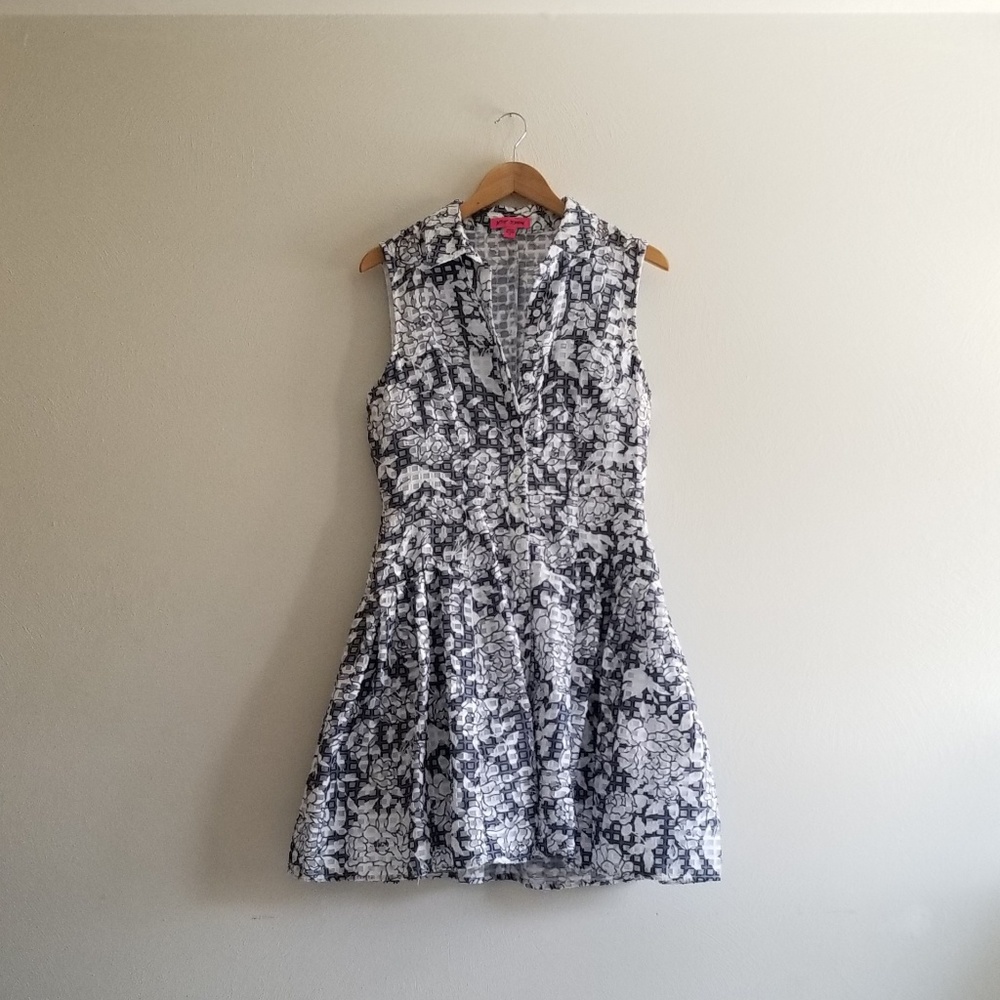 Betsey Johnson fit and flare shirt dress